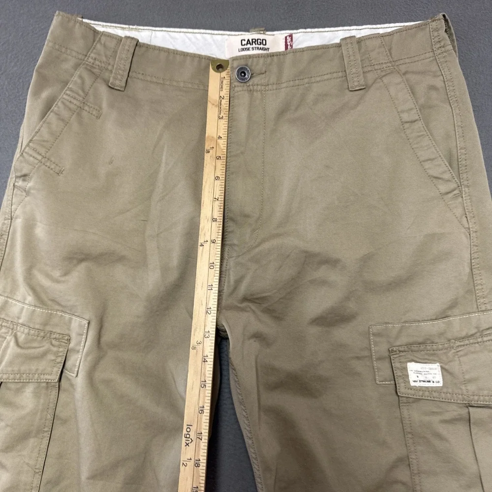 Levis Loose Straight Cargo Pants Y2K Baggy Relaxed Workwear Utility 38x32 /38x30